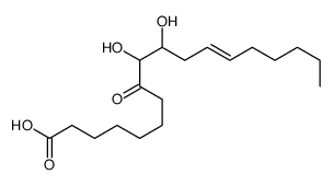 9,10-dihydroxy-8-oxooctadec-12-enoic acid Structure