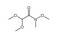 N-trimethoxy-N-methyl-acetamide Structure