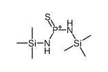 sulfanylidene-bis(trimethylsilylamino)phosphanium Structure