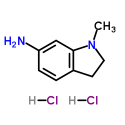 1-Methyl-6-indolinamine dihydrochloride结构式