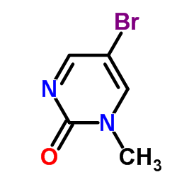 5-Bromo-1-methylpyrimidin-2(1H)-one Structure