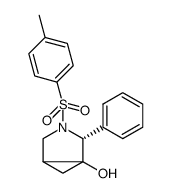 (2R)-2-phenyl-3-tosyl-3-azabicyclo[3.1.0]hexan-1-ol结构式