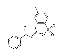4-oxo-4-phenylbut-2-en-2-yl 4-methylbenzenesulfonate Structure