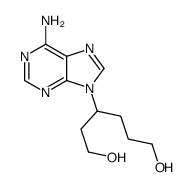 3-(6-aminopurin-9-yl)hexane-1,6-diol Structure