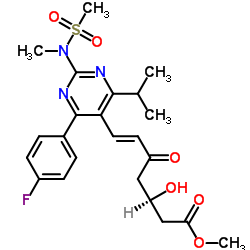 5-Oxorosuvastatin Methyl Ester structure