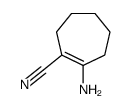 2-aminocycloheptene-1-carbonitrile结构式