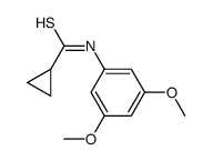 N-(3,5-dimethoxyphenyl)cyclopropanecarbothioamide Structure