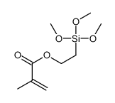 2-trimethoxysilylethyl 2-methylprop-2-enoate结构式