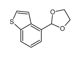2-(苯并[b]噻吩-4-基)-1,3-二氧戊环结构式