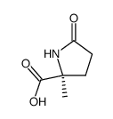 L-Proline, 2-methyl-5-oxo- (9CI) Structure