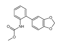 methyl o-(3',4'-methylenedioxyphenyl)phenylcarbamate Structure