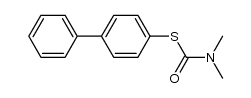 S-[1,1'-biphenyl]-4-yl dimethylcarbamothioate结构式