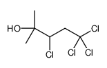 3,5,5,5-tetrachloro-2-methylpentan-2-ol Structure