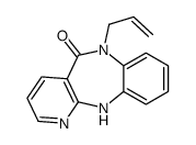 6-prop-2-enyl-11H-pyrido[3,2-c][1,5]benzodiazepin-5-one结构式