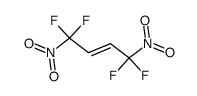 1,1,4,4-tetrafluoro-1,4-dinitro-but-2-ene Structure