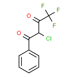2-CHLORO-4,4,4-TRIFLUORO-1-PHENYL-BUTANE-1,3-DIONE结构式