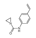 N-(4-ethenylphenyl)aziridine-1-carboxamide Structure