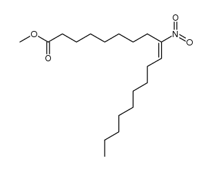 (E)-methyl 9-nitrooctadec-9-enoate Structure