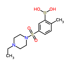 (5-((4-ethylpiperazin-1-yl)sulfonyl)-2-methylphenyl)boronic acid picture