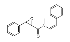 (2R,3S)-N-methyl-3-phenyl-N-[(Z)-2-phenylethenyl]oxirane-2-carboxamide Structure