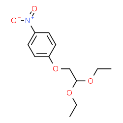 2-(4-Nitrophenoxy)acetaldehyde diethylacetal structure