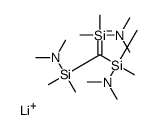 lithium,N-[bis[dimethylamino(dimethyl)silyl]methyl-dimethylsilyl]-N-methylmethanamine Structure