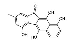 4,5,9,10-tetrahydroxy-2-methyl-11H-benzo[b]fluoren-11-one Structure