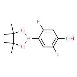 2,5-Difluoro-4-hydroxyphenylboronic acid pinacol ester Structure