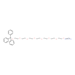 Trityl-PEG8-azide Structure