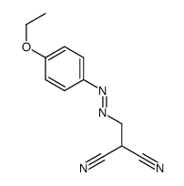 2-[[(4-ethoxyphenyl)diazenyl]methyl]propanedinitrile Structure