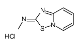 N-methyl-[1,2,4]thiadiazolo[2,3-a]pyridin-4-ium-2-amine,chloride Structure