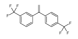 1-(trifluoromethyl)-3-[1-[4-(trifluoromethyl)phenyl]ethenyl]benzene Structure