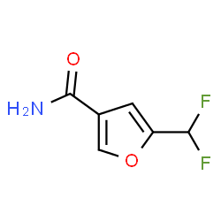 3-Furancarboxamide,5-(difluoromethyl)-(9CI) structure