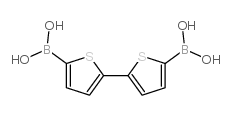 2,2-Bi噻吩-5,5-二硼酸结构式