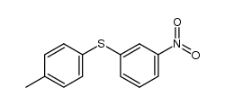 1-methyl-4-(3-nitro)-phenylsulfanyl-benzene Structure