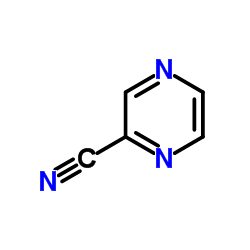 Pyrazinecarbonitrile structure