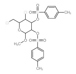 3-chloro-2-(chloromethyl)-6-methoxy-4,5-bis-(4-methylphenyl)sulfonyloxy-oxane picture