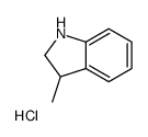 3-甲基吲哚啉盐酸盐结构式