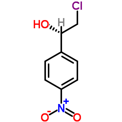 Benzenemethanol, alpha-(chloromethyl)-4-nitro-, (alphaS)- (9CI) Structure
