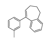 9-(3-Methylphenyl)-6,7-dihydro-5H-benzo[7]annulene Structure