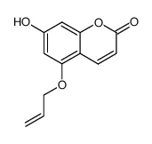 5-allyloxy-7-hydroxycoumarin结构式