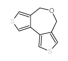 4H,6H-Dithieno[3,4-c:3',4'-e]oxepin结构式