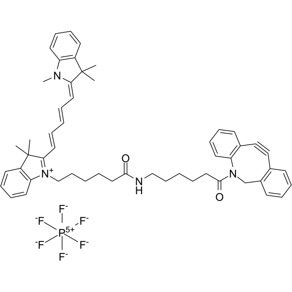 Cyanine5 DBCO结构式