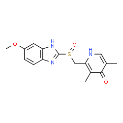 4(1H)-Pyridinone, 2-[[(6-methoxy-1H-benzimidazol-2-yl)sulfinyl]methyl]-3,5-dimethyl- picture