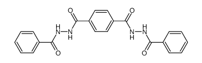 N,N'-bis(benzoyl)terephthalic acid dihydrazide Structure