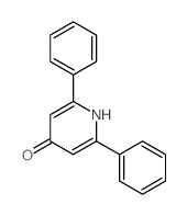 4(1H)-Pyridinone,2,6-diphenyl- Structure