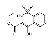 Ethyl 4-Hydroxy-2H-1,2-benzothiazine-3-carboxylate 1,1-Dioxide Structure