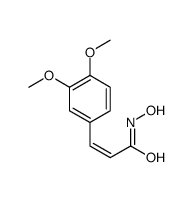 3-(3,4-Dimethoxyphenyl)-2-propenehydroximic acid Structure