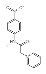 Pyridinium,1-[2-[(4-nitrophenyl)amino]-2-oxoethyl]-, chloride (1:1)结构式