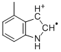 1H-Indole,4-methyl-,radicalion(1+)(9CI)结构式